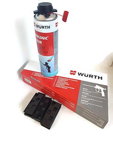 Würth PURlogic Xpress Schaumpistole für 1K Schaum + Würth Reiniger