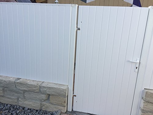 Dachunterschläge PVC weiß, Deckenpaneele Profilbretter Kunststoff Wandpaneele 4x 1,49 m Bayram®