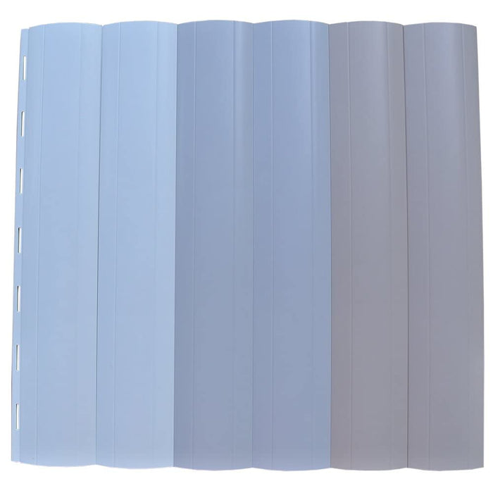 5 x 2 Meter PVC Rollladenlamelle Profil Rolladenlamelle Maxi 52mm Farbe: Beige