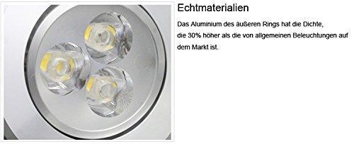 3W 6 Stck LED SMD Spot Einbauleuchte Einbau Strahler Warmweiss Decken Leuchte Lampe