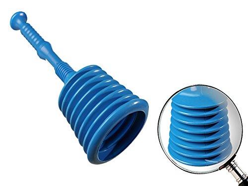 Saugglocke aus Kunststoff blau 160 mm Abflussreiniger ohne Chemie