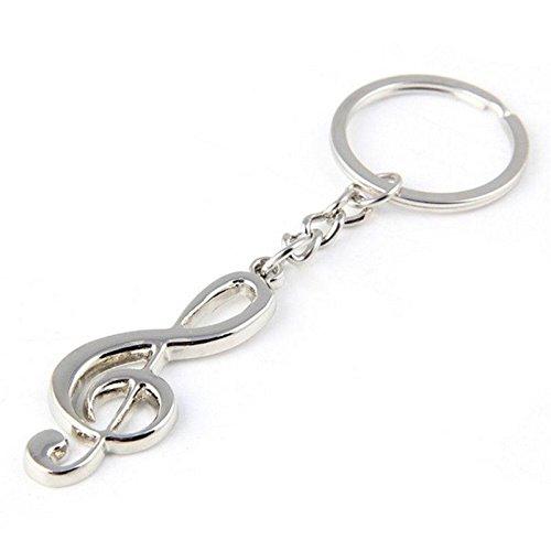 Musik Symbol Schlüsselanhänger Metall Keychain Keyfob Schlüßel ring Geschenk Neu