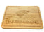 1x Schneidebrett aus 100% Bambus - antiseptisches Holz-Brett mit Saftrille, Holz-Brettchen, 30x20x1,6cm