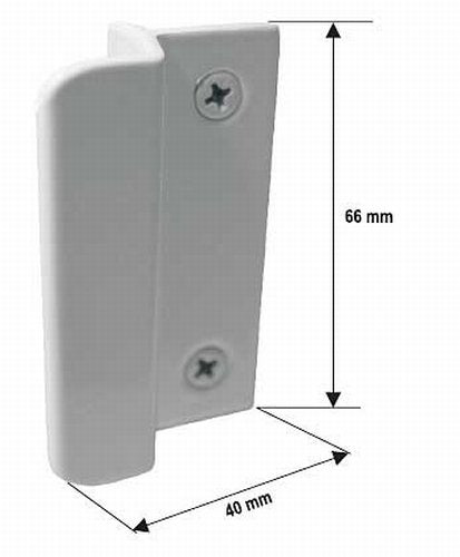 Aluminium Balkontürgriff für den Außenbereich, anthrazit RAL 7016