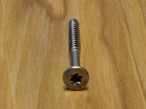 200 Stück Torx Edelstahl A2 Senkkopf Spanplattenschrauben Ø 4,5 x 50/30 mm TX20