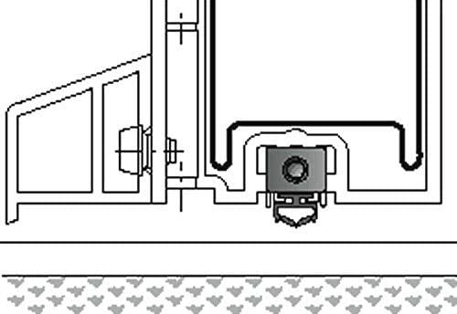 Deventer Automatische Türdichtung DBM 1212 Mini Bodendichtung Türdichtung