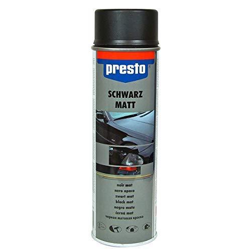 Bayram® 1 Stck Presto Lack MATT SCHWARZ 500ML Presto Acryllack Lack Spray schwarz matt