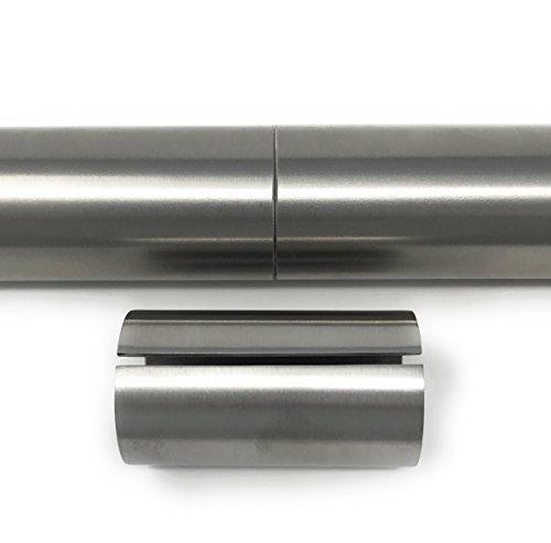 Rohr Aluminium Rund Schwarz Ø 42,4 mm — Rohrverbinder Onlineshop