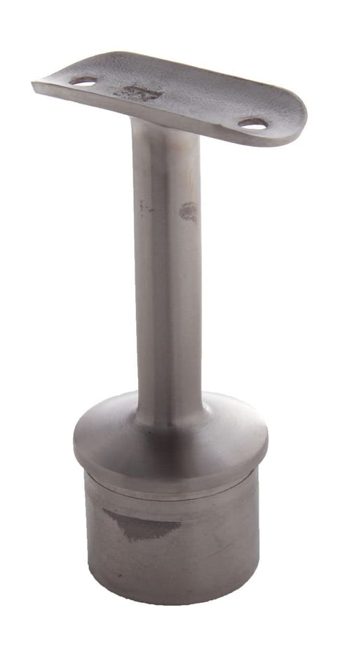 Edelstahl Rohrstütze starr für Pfosten inkl. Anschraubplatte 42,4 x 2mm (S015717)