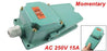 sourcingmap AC 250V 15A 1NO 1NC Momentan Pedal Pedal Fußschalter w Kabelverschraubung