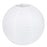 LIHAO 8" Papierlaterne Weiße Papier Laterne Lampions Rund Lampenschirm Hochtzeit Party Dekoration Ballform (10er Packung)