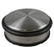 Bayram® TÜRSTOPPER Ø 11CM Edelstahl 4er Set Türstopper aus Edelstahl, Ø 11 x 4 cm, gummiert für Jeden Untergrund, mit Gummi-Ring, Extra Schwere Ausführung, ca. 1,2 kg