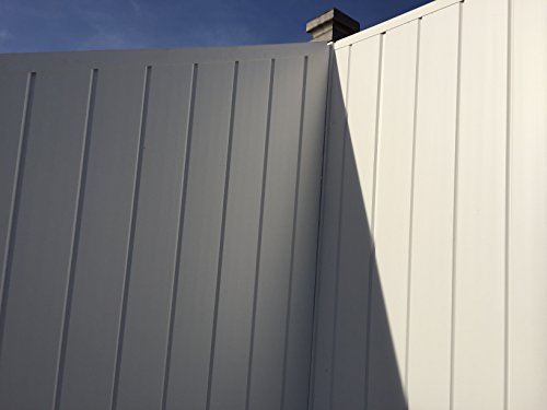 Dachunterschläge PVC weiß, Deckenpaneele Profilbretter Kunststoff Wandpaneele 4x 1,49 m Bayram®