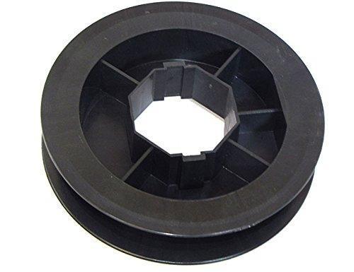 2x Kunststoff-Gurtscheibe, für 23 mm Gurtbreite, Durchmesser 170mm, verstelbar, schwarz