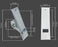 Gurtwickler Rolladen 160 mm + Abdeckplatte bis 5m | Einlasswickler 16 cm für 20-24mm Gurtband Rollo