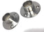 2 Stck Bodenflansch V2A Rohr Geländer Flansch 33-48 mm Edelstahl Balkon Wand