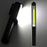 3W COB LED Portable Kunststoff Taschenlampe LED Lampe Licht W/magnetische + Clip LAUFLAMPEAA Batterien 200 mm Länge COB 3W