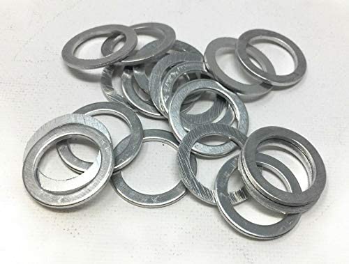 5 x ALU-Dichtring Sortiment Aluminium Dichtungsring Satz O-Ring nach Auswahl DIN Dichtung Gummi
