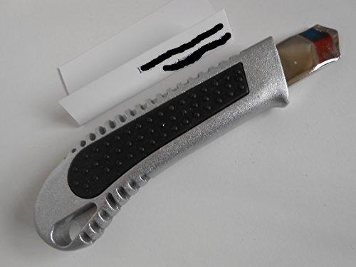 Cuttermesser 1 Stück 18mm Abbrechklingen Alu Druckguss Profi Messer Cutter