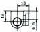 Fensterdrehband nicht verstellbar, Tragkraft bis 20 kg, weiß RAL 9016 14 x 75 mm (200 ST)