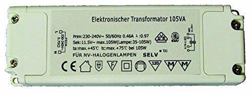 Bayram Spannungswandler 35 - 105 Watt dimmbar,überlast-/kurzschlussfest für Niedervolt-Halogenlampen