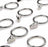 10x Mehrzweck Vorhang Clip Gardinenstange Gardinen Vorhangringe mit Clips 3/4 Z
