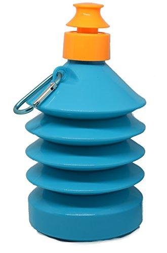 Faltbare Trinkflasche 500ML - BPA Frei - Flexible Zusammenklappbare Wa —  Fenster-Bayram