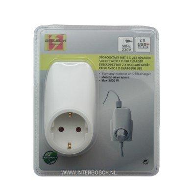 STECKDOSE MIT 2 X USB LADEGERÄT 20/04/2018 USB PICTO MISSING ON ARTWORK