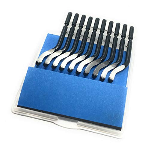 DE Entgrater Handentgrater Metall Aluminium Edelstahl Kunststoff Rohr NB1100 Mit 10Pcs BS1010 Klingen BlÃÂ¤tter Werkzeug Universal