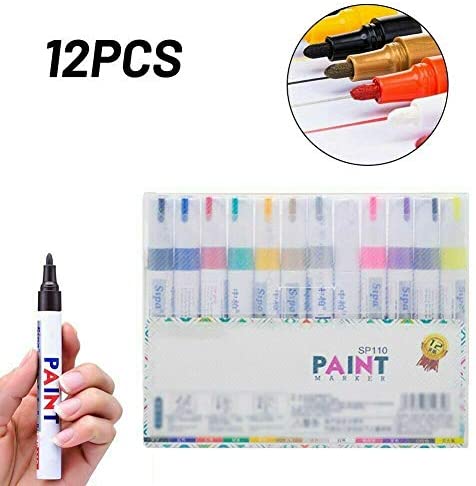 12x Malstift Ausbesserungsstift Farbe Malstift Markierungsstift Praktisch