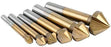 6x Kegelsenker Satz HSS Senkbohrer Entgrater Senker 6.3-20.5mm 90° Bohrer Set