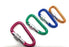 4 Stück Karabiner mit Schraubverschluss, Schlüsselanhänger Karabinerhaken Aluminium Schraubkarabiner für Camping, Angeln, Wandern oder Reisen