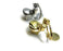 WC Schlüsselanhänger Metall Schlüsselanhänger Schlüsselanhänger Keyfob 4,7 RSPF (gold)