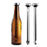 Bierkühler aus Edelstahl 2 Stück | Wiederverwendbare Getränke Kühler | Bierflaschen Chiller Stick Geschenk für Männer
