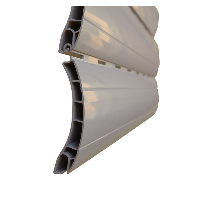 5 x 2 Meter PVC Rollladenlamelle Profil Rolladenlamelle Maxi 52mm Farbe: Beige