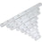 10x Edelstahl I-Verbinder Flachverbinder Winkel Beschlag Möbelbefestigung 37x16x1,5 mm