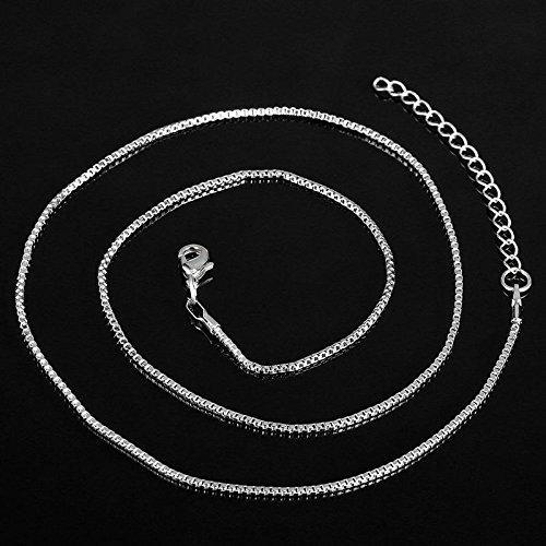 Bayram® Veuer Schmuck für Damen Edle Pferd Hals-Kette in Silber Versilbert Pferde-Kopf Herz Tier-Freund Geschenk zu Weihnachten für Mädchen Pferdeliebhaber