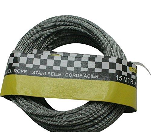 STAHLSEILE 15 MTR X 3 MM 010429 verzinkt