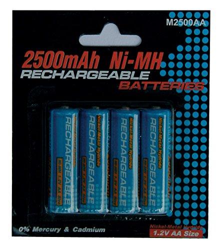 Mignon Nickel Metall Hydrid Akku 2500 mAH 1,2V (AA) 4 Stück in SB - Blisterverpackung