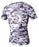 Cody Lundin® Herren Fitness Mosaik Camo Kurzarm Hemd Sport Kompression Kurzes Ärmel T-Shirt Drucken Tarnkleidung (XL, Grau Mosaik)