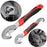 Multifunktions Universalschlüssel Schnell Verstellbarer Schraubenschlüssel Set 2-teilig Universal Maulschlüssel Set für 9-32mm |Schraubenschlüssel Verstellbar