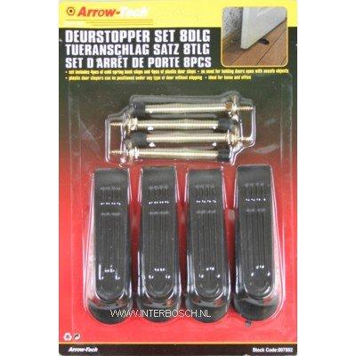 8tlg. Set Stopper Federtürstopper Türstopper für Büro Haus Unterlegkeil wow