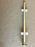 42,4 A2 Edelstahl Handlaufhalter Handlaufverbinder Wand Rohrstütze Geländer (Pfosten 90 cm mit 4 Glashalter)