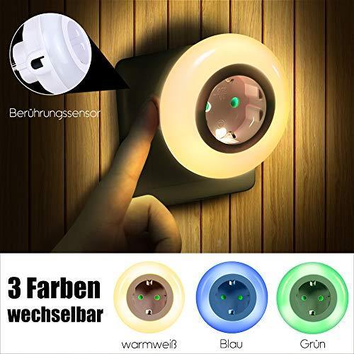 Emotionlite LED Steckdose Nachtlicht mit Dämmerungssensor Nachtlampe K—  Fenster-Bayram