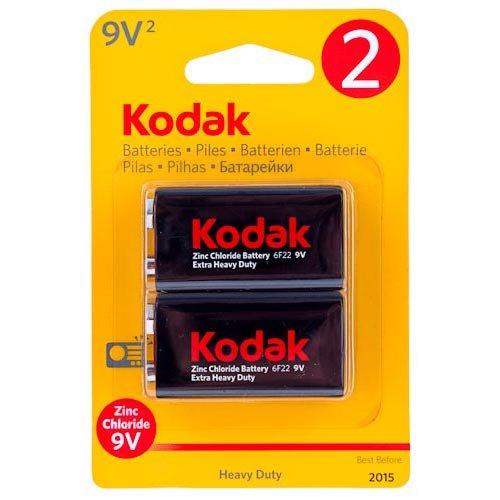 Kodak 9 V PP3 Zink , 2 Batterien Pack