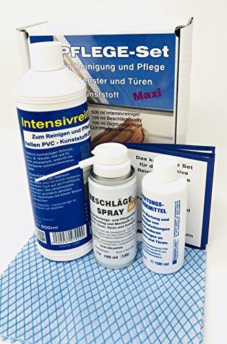 Pflegeset für Fenster Reinigung Kunststofffenster Pflege und Wartungsset Polieren von Oberflächen von Bayram®