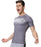 Cody Lundin Mens Super Hero Fitness T-Shirt Männer Kompression Joggen Bewegung ausführen Kurzarm (XL, Black-Grey)