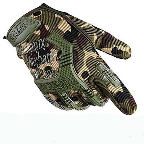 Wear M-Pact Glove Woodland Camo Handschuhe Tactical Airsoft Army atmungsaktiv & Abriebfest