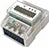 Digitaler Stromzähler Drehstromzähler Wattmeter für DIN Hutschiene, Energiemessgerät mit Wattanzeige 50Hz 5(80) A 230/400V 3 Phasen 4 Draht