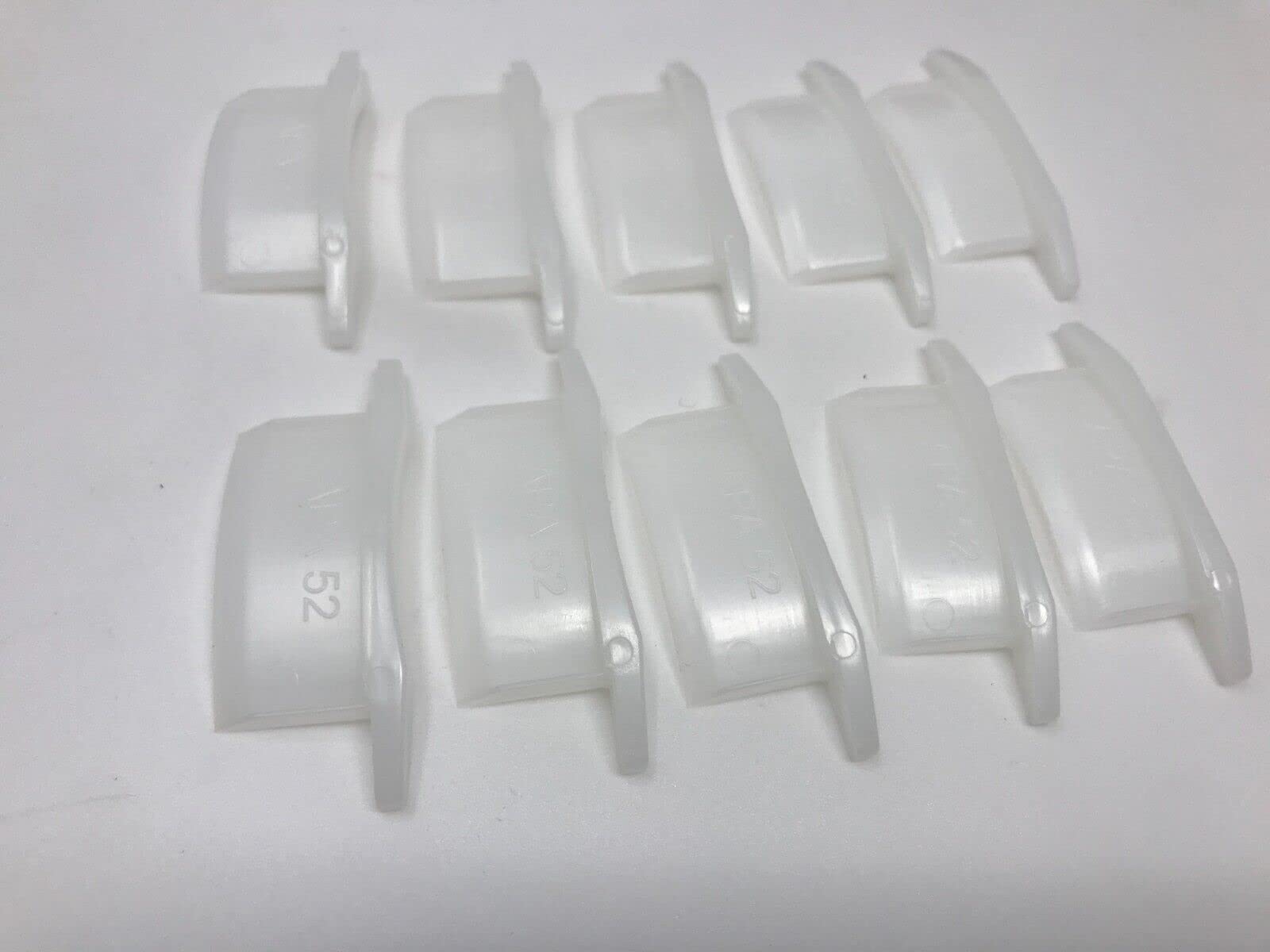 10x Rollladen Arretten für seitliche Arretierung vom Rolladenpanzer MAXI 52mm